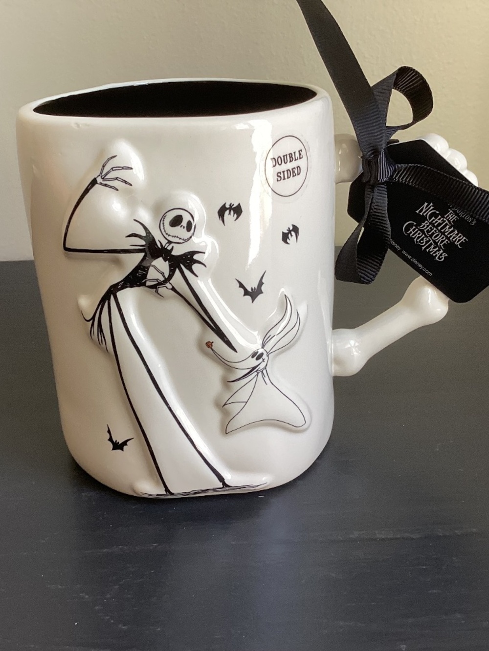 NWT Rae Dunn Disney Halloween “Play Dead” The Nightmare Before Christmas” 20oz